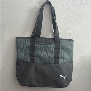 Puma Light and Dark Gray Tote Bag